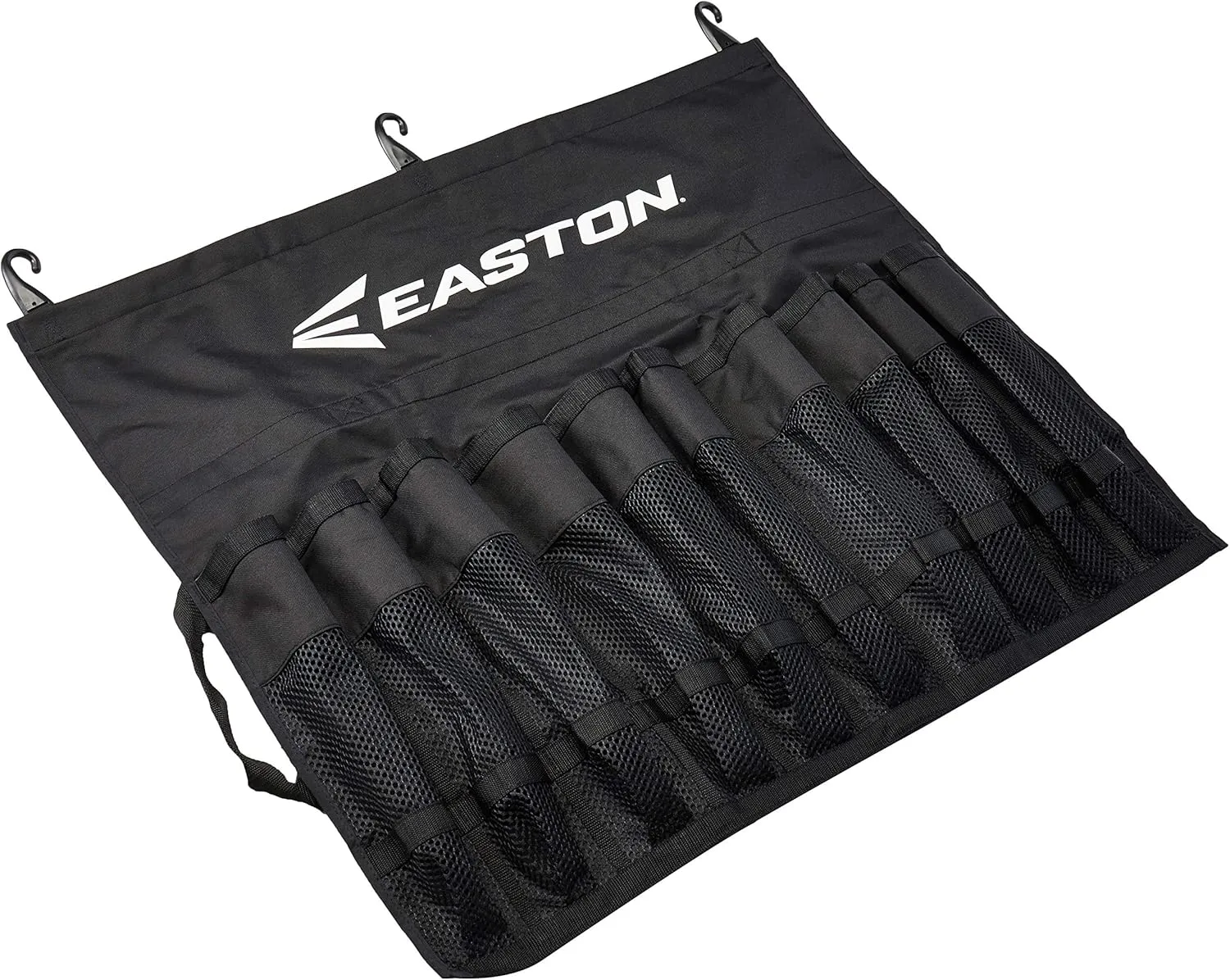 Easton | TEAM HANGING BAT BAG | Holds 10 Baseball / Softball Bats | Includes 3 Fence Hooks   Travel Straps