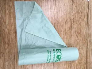 EcoSafe 6400 Certified Compostable Bags 55 Gallon (42" x 48"), (Gauge: .85 mil) (Pack of 40 Bags/4 Rolls)