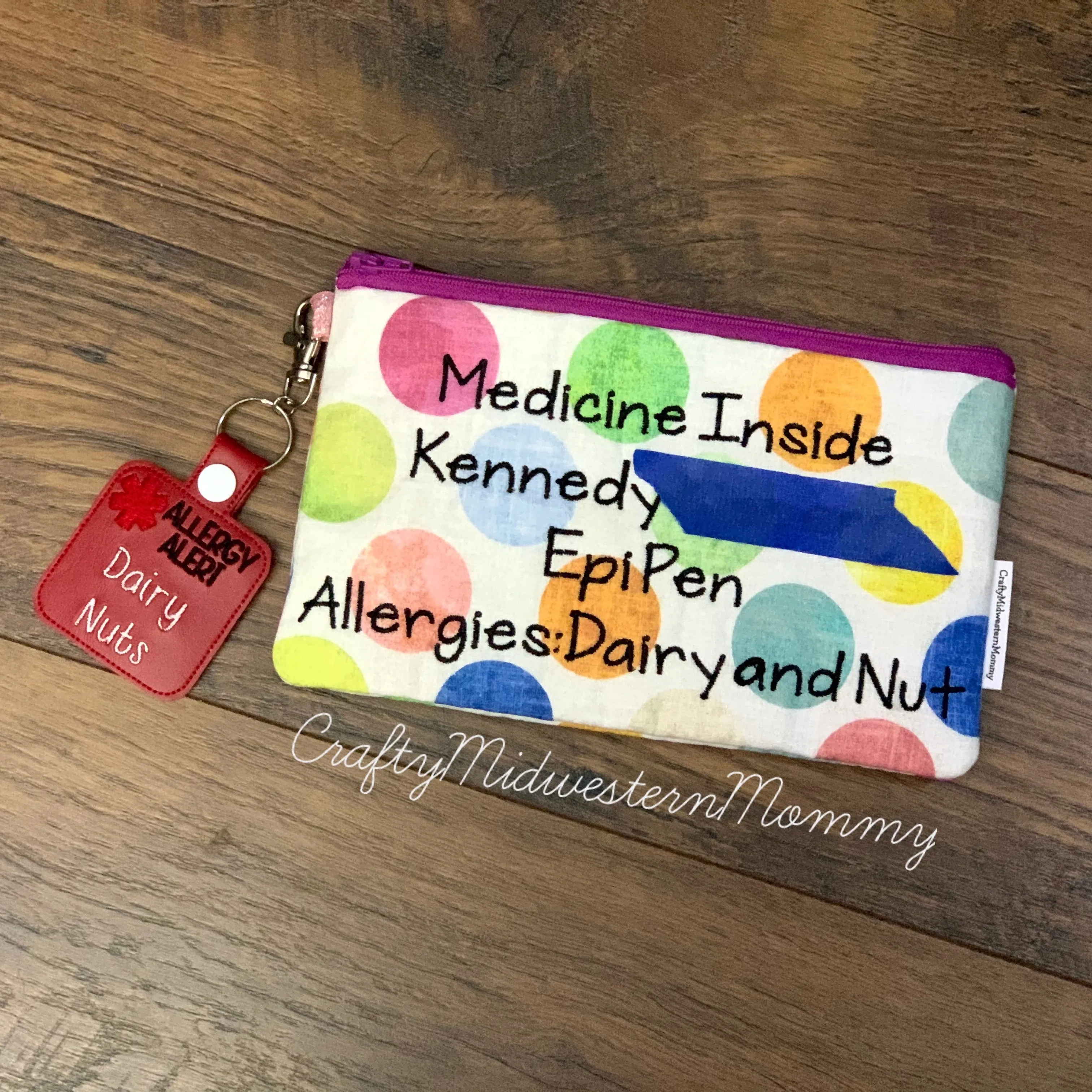 Epi Pen Padded Zipper Bag