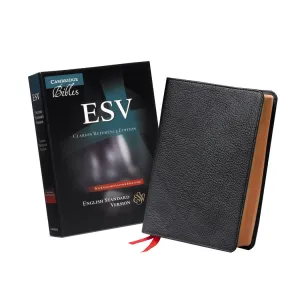 ESV Clarion Reference Bible, Black Edge-lined Goatskin Leather, ES486:XE Black Goatskin Leather Leather Bound – November 10, 2011