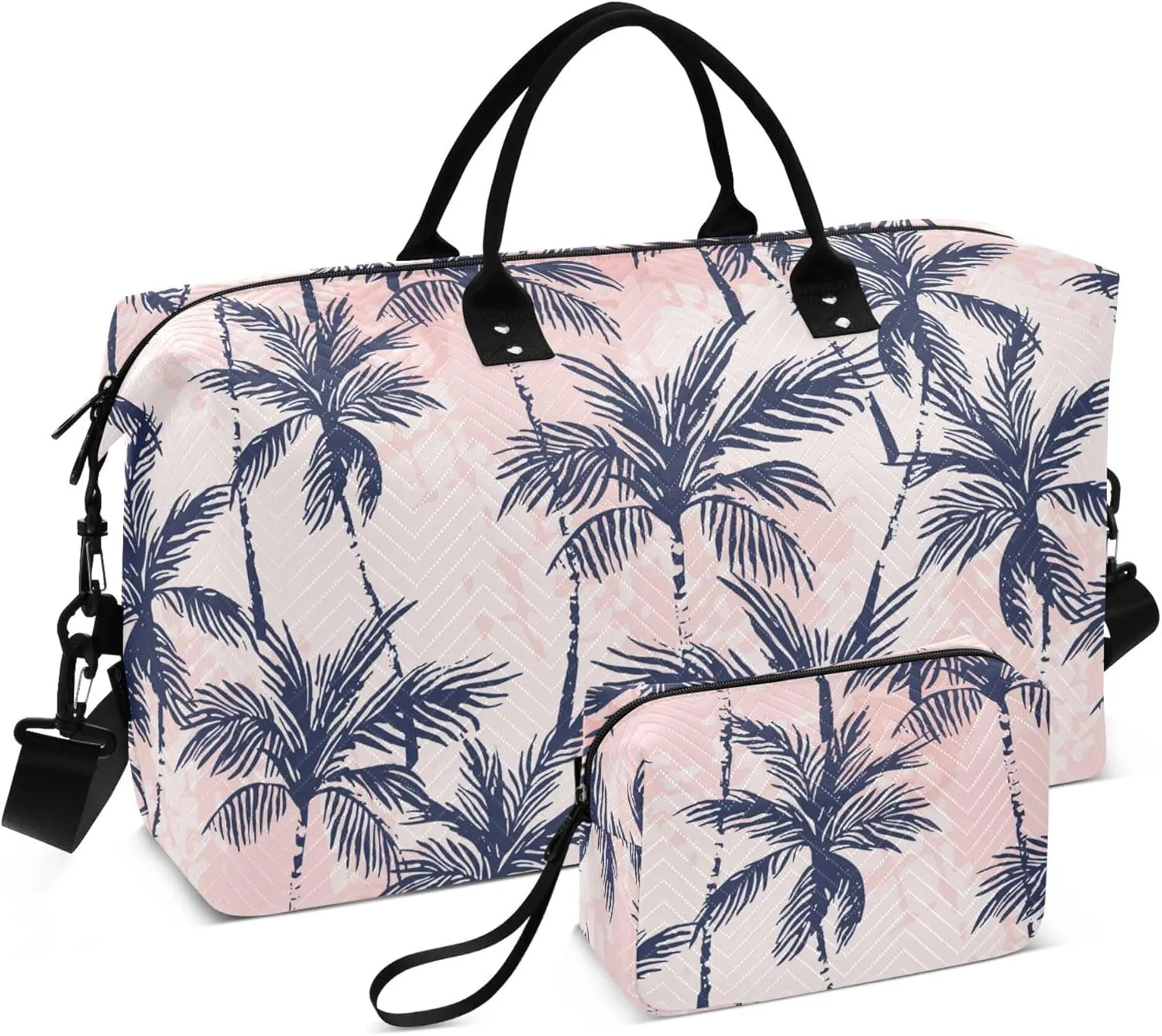 Exnundod Abstract Tropics Trees Women Weekender Bags Summer Gym Bags Carry On Overnight Duffle Large Duffle Tote Hospital Bag for Business Trip Yoga