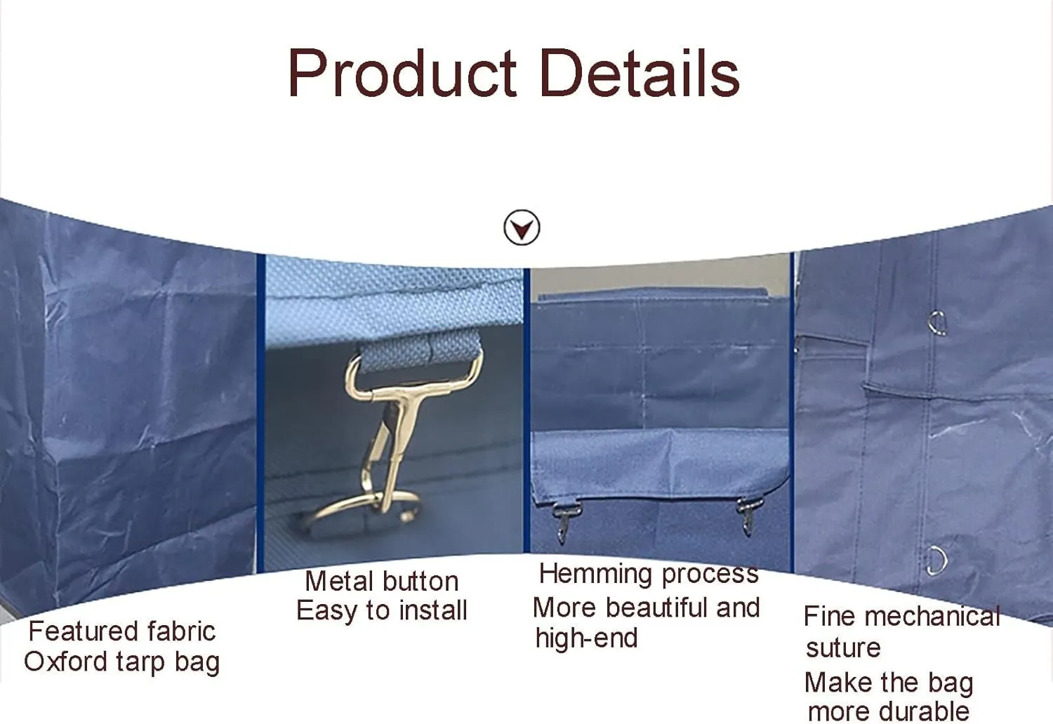 Extra Large Laundry Hamper Liner Replacement Bags - Commercial Laundry Cart Bag Oxford Cloth Metal Iron Hook Machine Washable, Hotel Room Work Trolley Replacement Cloth Bag(A,Plastic Lock)