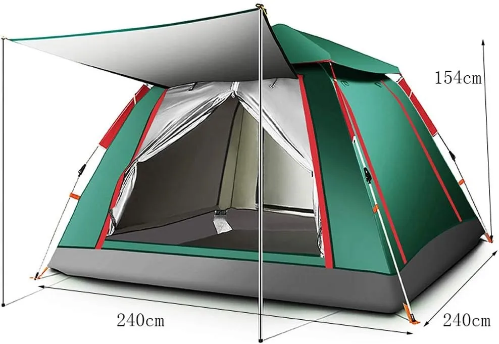 Family Tent Outdoor Tent Waterproof Lightweight Compatible With Family Tent Camping Beach Uv Protection Outdoor Tent