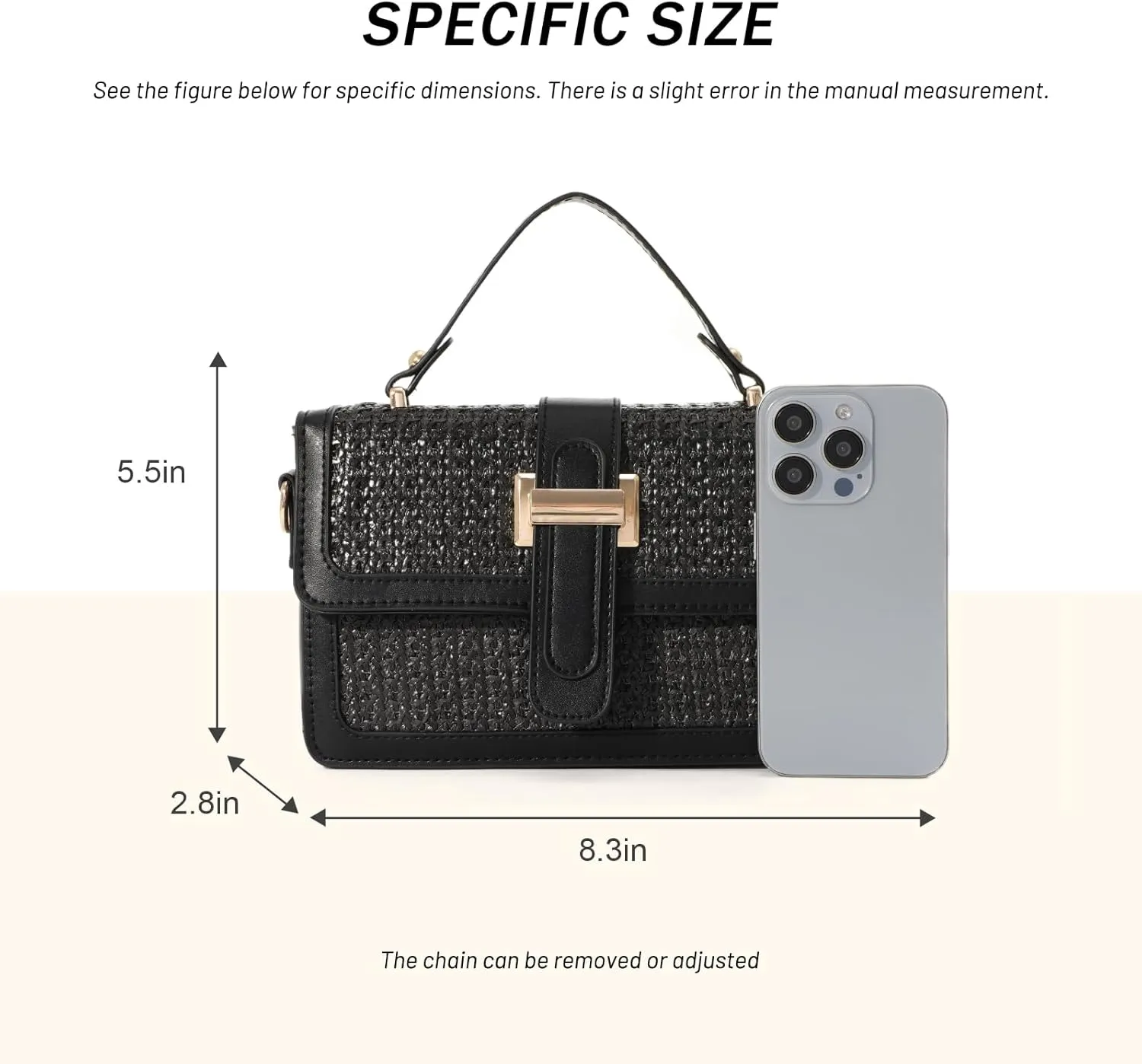 Fecialy Straw Purses for Women Straw Crossbody Bags Beach Handbag Summer Raffia Purses Woven Shoulder Clutch Bag