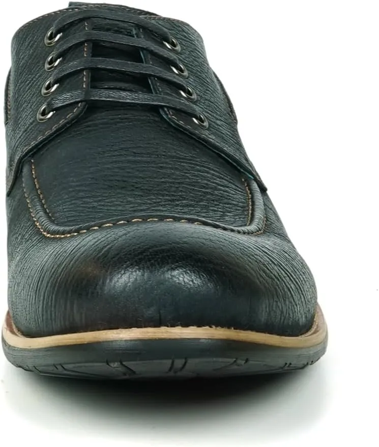 FI-9048 Genuine Leather Lace Up
