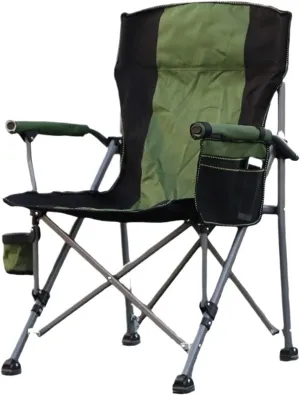 Fishing Chair Camping Folding Chair Portable Stall High Back Chair Folding Chair Green Blue Black Camouflage(Green)