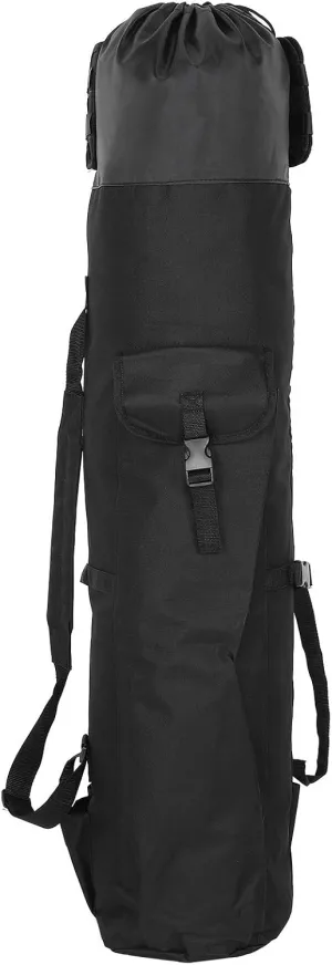 Fishing Rod Reel Storage Bag Organiser Case for Travel Outdoor Fishing (Black)