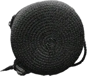 Floerns Women's Round Crossbody Purse Bag Beach Summer Straw Shoulder Bag