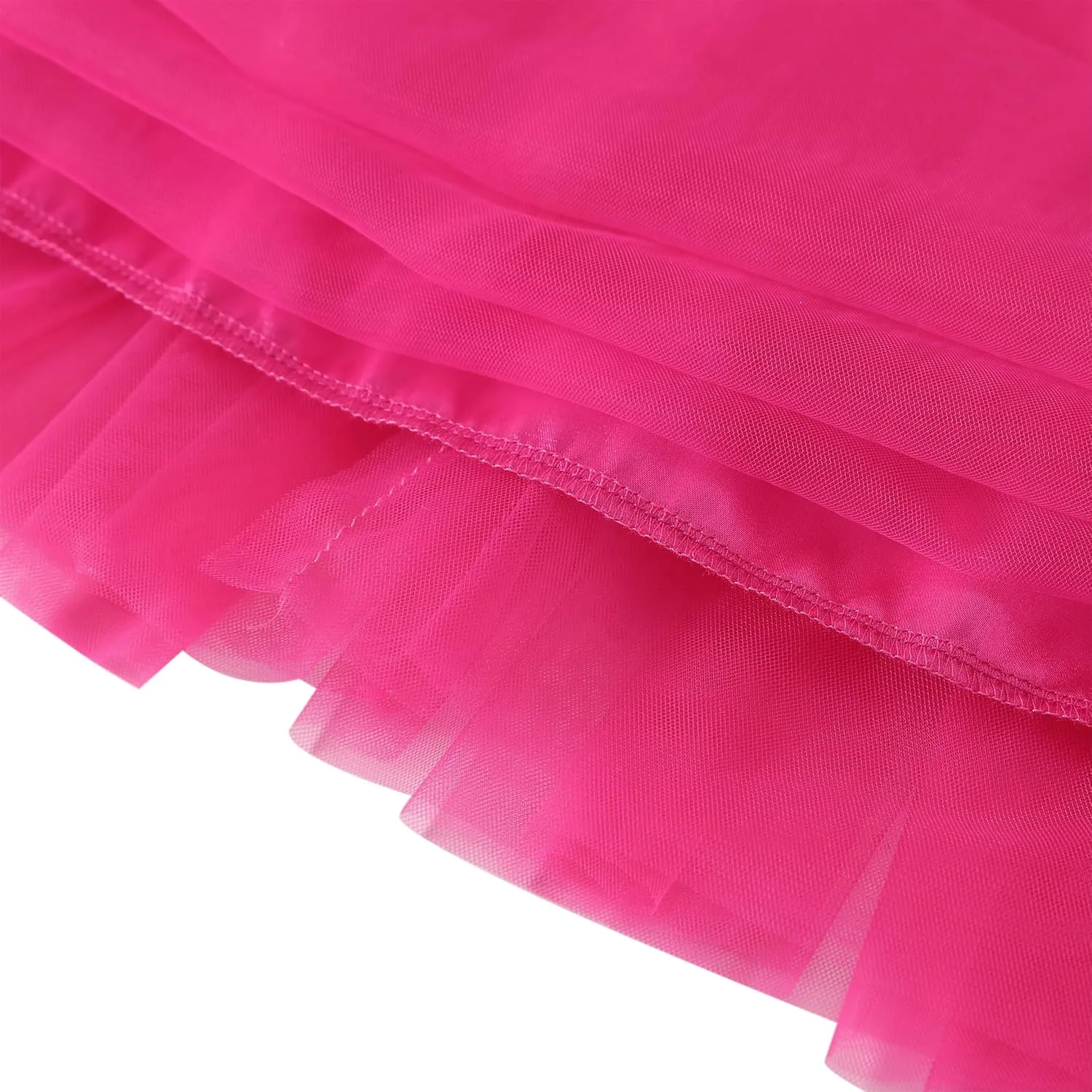 Flofallzique Toddler Tutu Dress Summer Flutter Sleeve Infant Baby Birthday Party Girls Tulle Dress for 1-6 Y