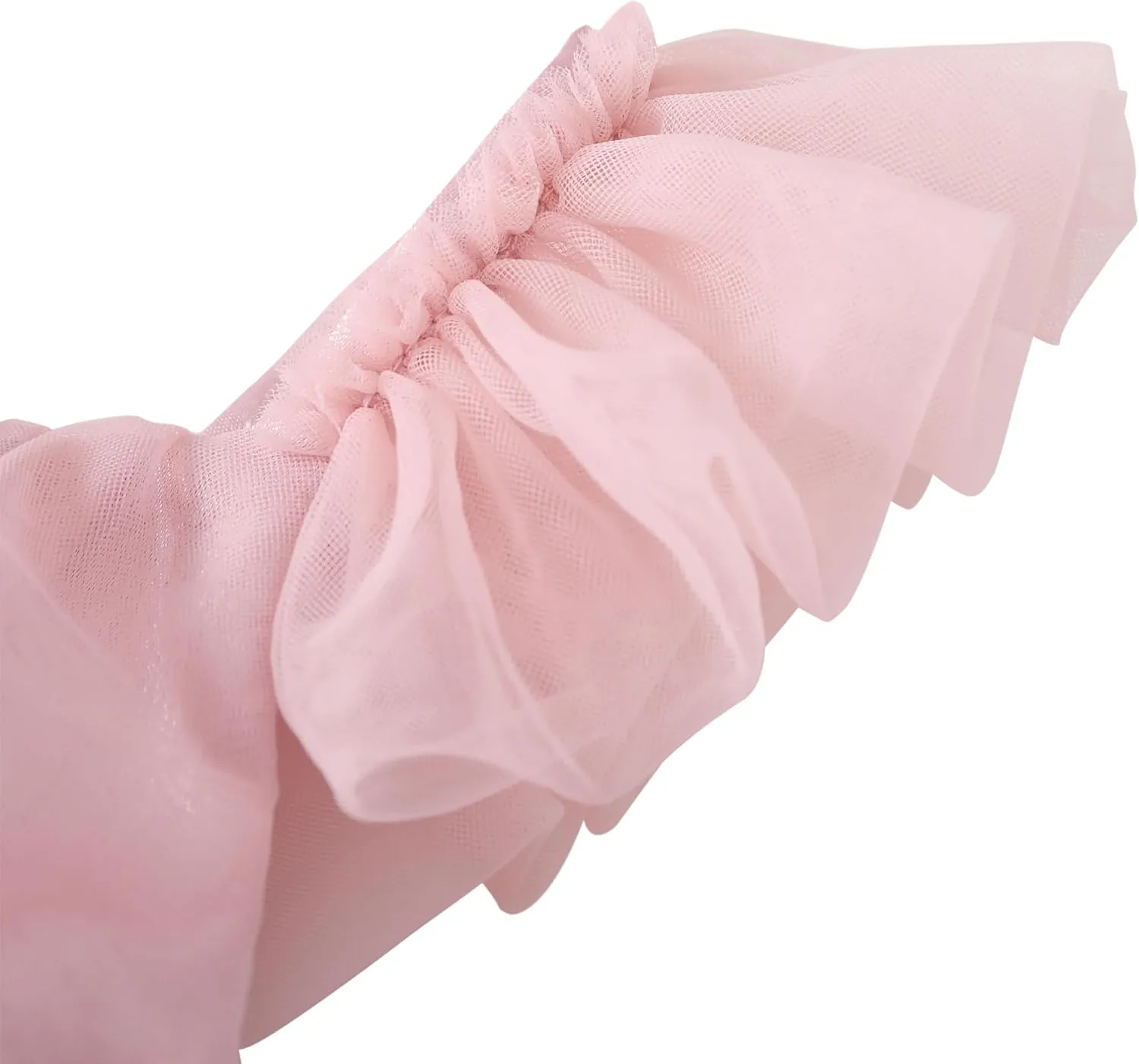 Flofallzique Toddler Tutu Dress Summer Flutter Sleeve Infant Baby Birthday Party Girls Tulle Dress for 1-6 Y