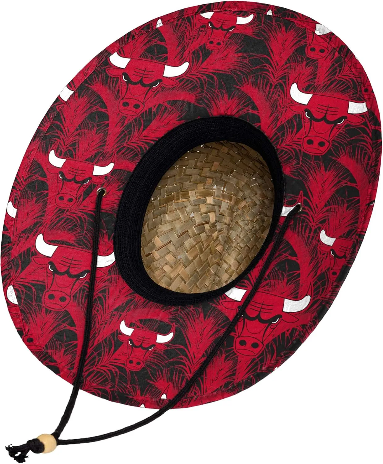 FOCO unisex-adult NBA Floral Straw Hat