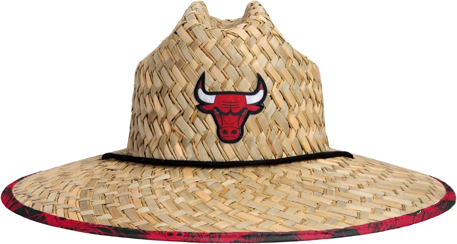 FOCO unisex-adult NBA Floral Straw Hat