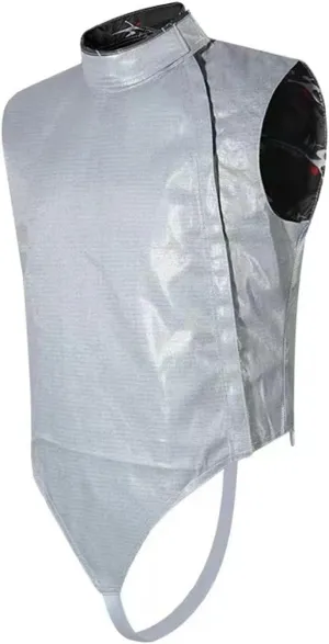Foil Metal Fencing Vest, Sleeveless Fencing Uniform, Non-Washable Fencing Gear, Adults and Children(Left Hand,46#)