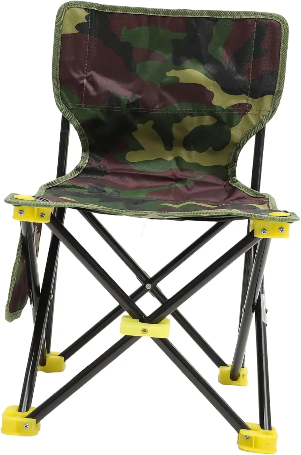 Folding Fishing Chair Portable Camping Stool for Outdoor Activities Lightweight Design Easy to Carry for Fishing Hiking and Beach Use Dimensions Backrest
