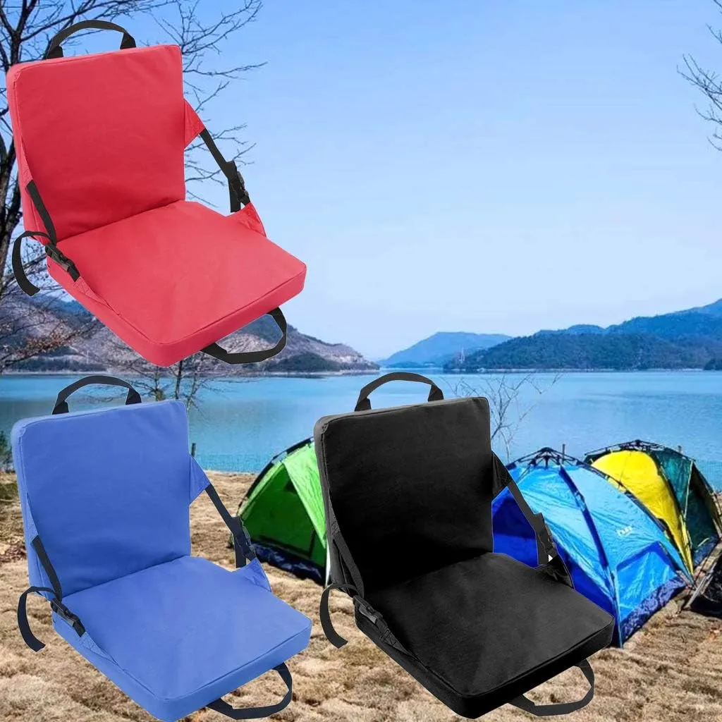 Folding Stadium for Seat Outdoor Folding Chair Cushion Canoe Kayak for Seat Camping Reclining Cushion