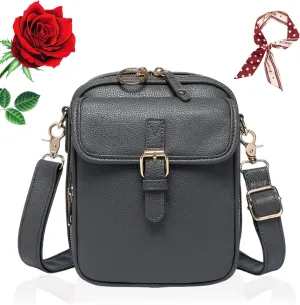 Forcipower Crossbody Bag, Forcipower Leather Crossbody Purse, Urvashi Bag for Women with Built in Wallet