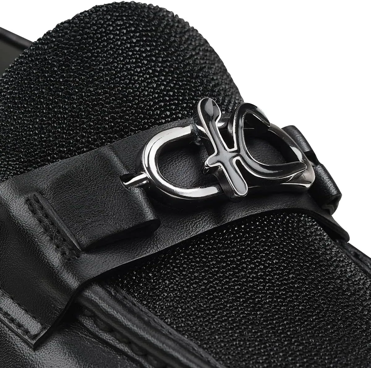 FRANCO CUADRA Men's Moccasin in Genuine Stingray Leather