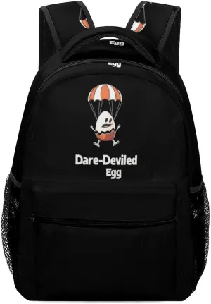 Funny Egg Dare-Deviled Egg Laptop Backpack Lightweight Daypack Travel Laptop Computer Bag for Men Women