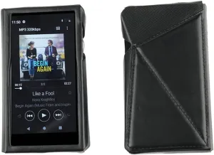 Genuine Leather Case Cover for iRiver Astell&Kern SP2000 (Black)