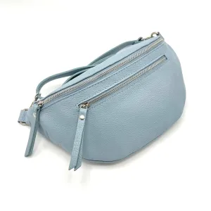 Genuine leather crossbody bag, Made in Italy, art. 112458