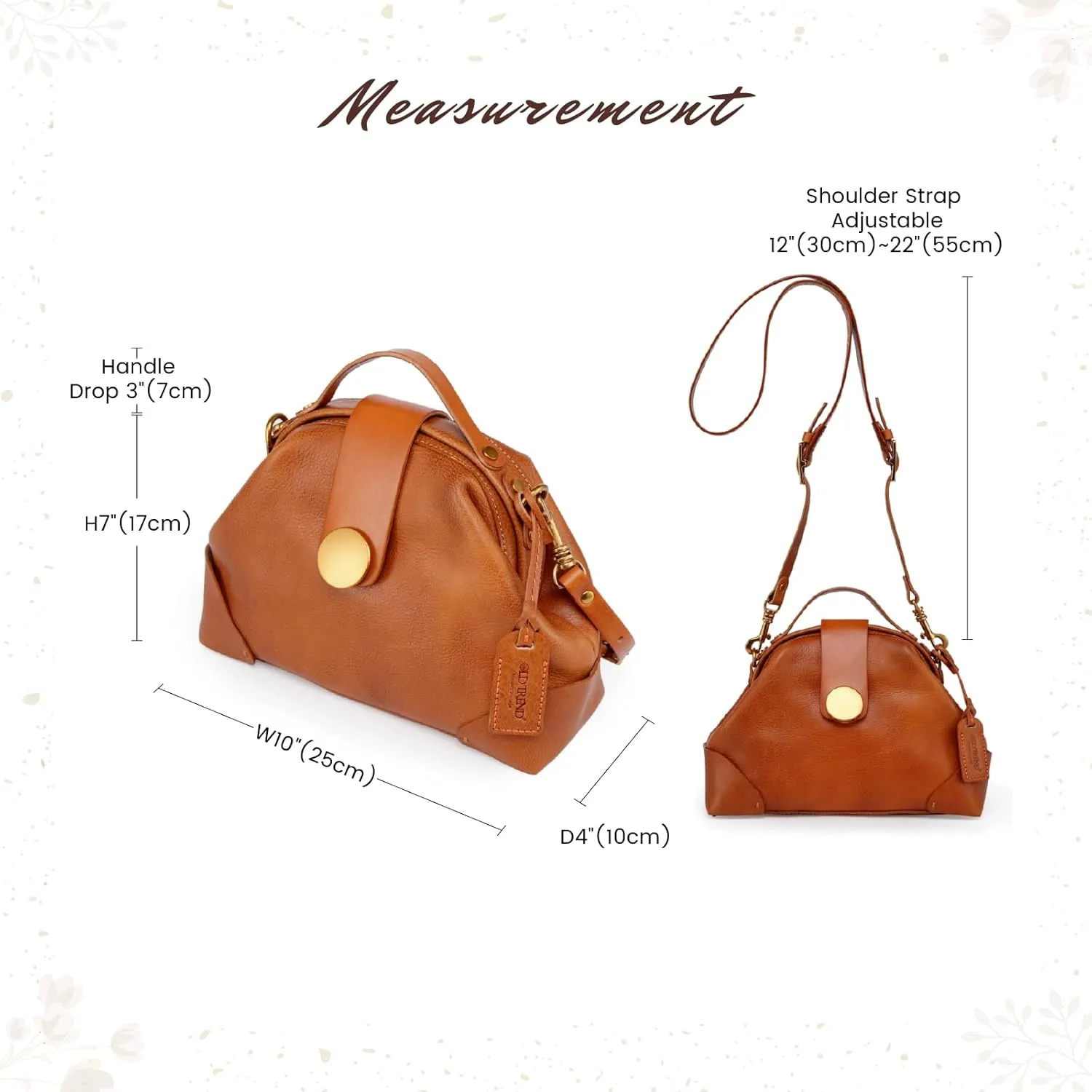 Genuine Leather Gypsy Soul Crossbody Bag