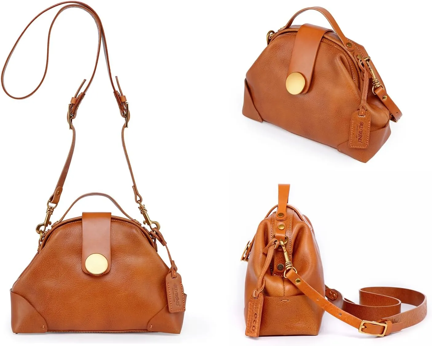 Genuine Leather Gypsy Soul Crossbody Bag