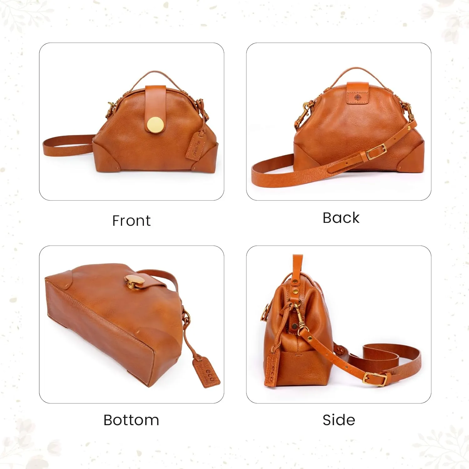 Genuine Leather Gypsy Soul Crossbody Bag