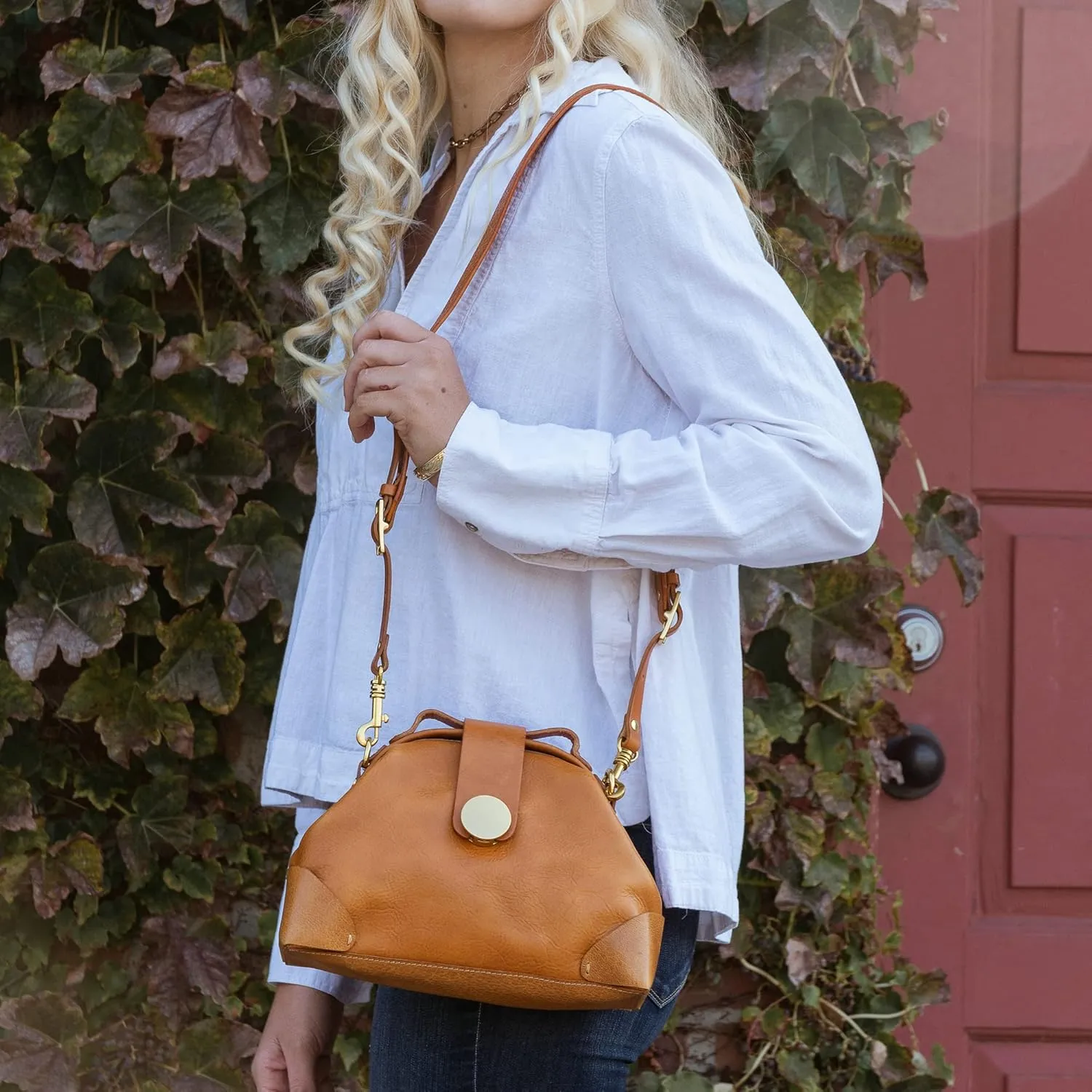 Genuine Leather Gypsy Soul Crossbody Bag