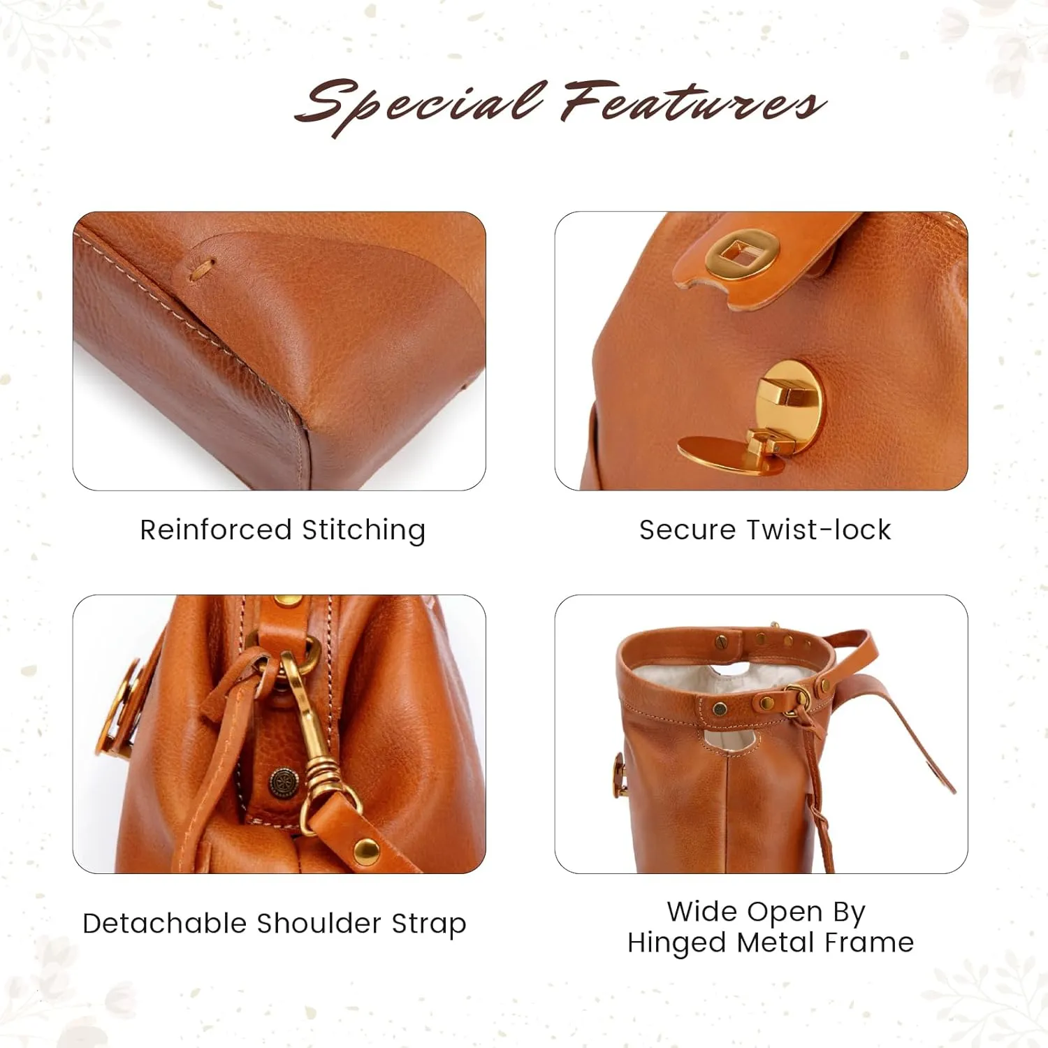 Genuine Leather Gypsy Soul Crossbody Bag