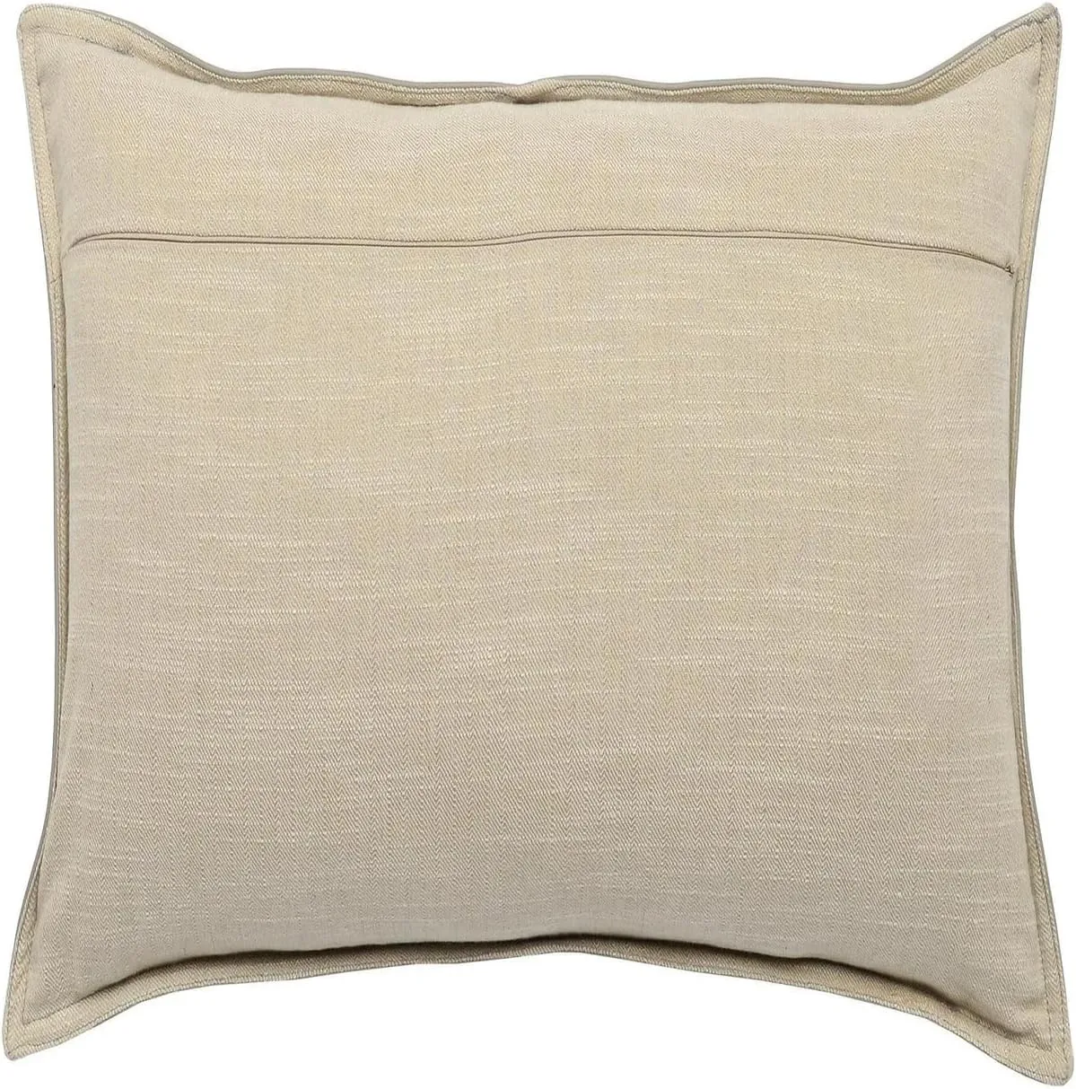 Genuine Leather Pillow Cover Case for Lumbar Throw Couch Pillows - Farmhouse Decorative Modern Sofa Thick & Soft Cushion Covers (Dark Brown, 18" x 18")