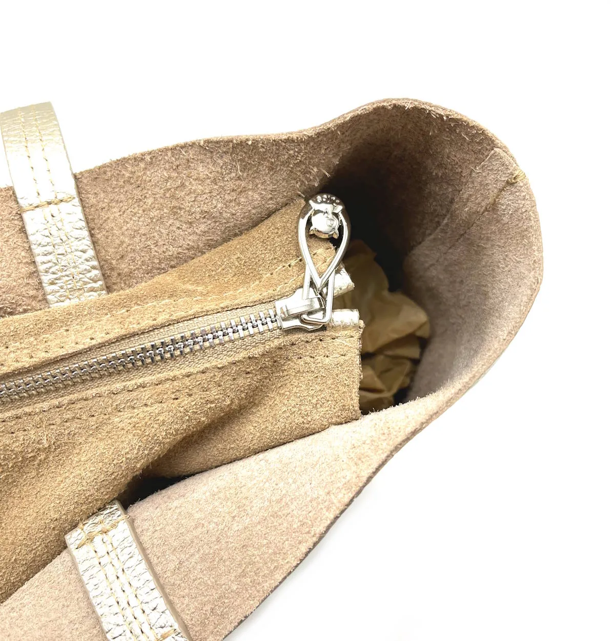 Genuine leather shopping bag, for women, Made in Italy, art. 112443/LA