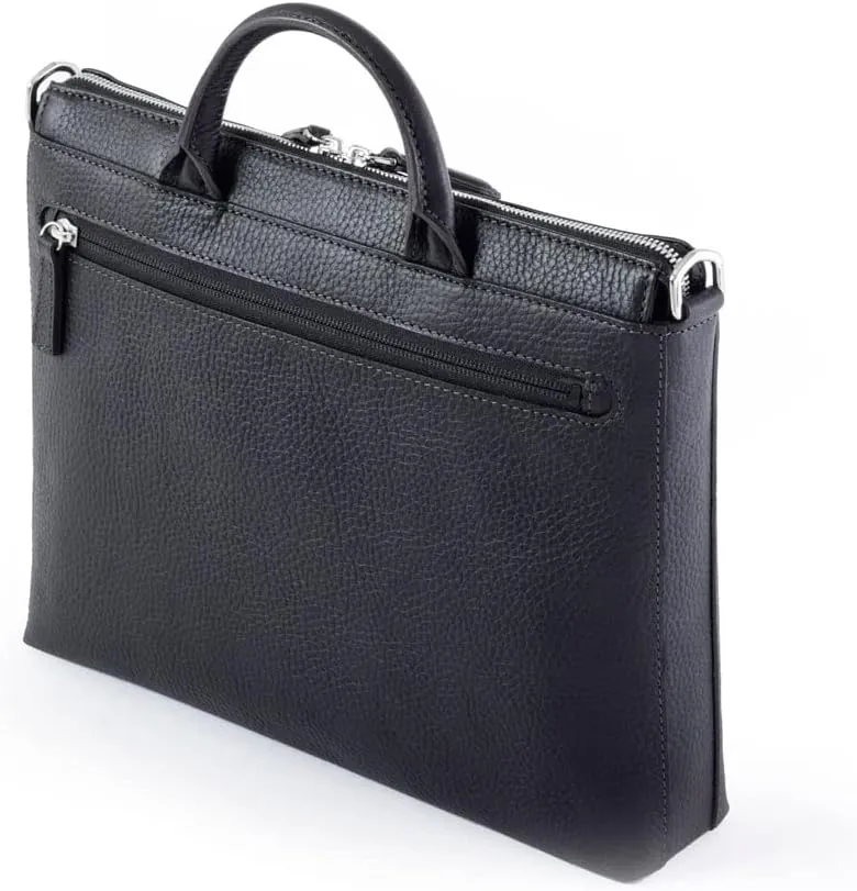 Genuine Leather Shoulder Bag B5, Made In Japan, No.627513