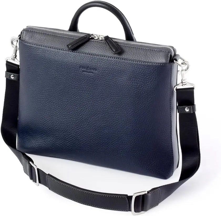 Genuine Leather Shoulder Bag B5, Made In Japan, No.627513