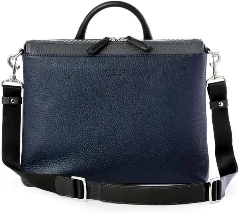 Genuine Leather Shoulder Bag B5, Made In Japan, No.627513
