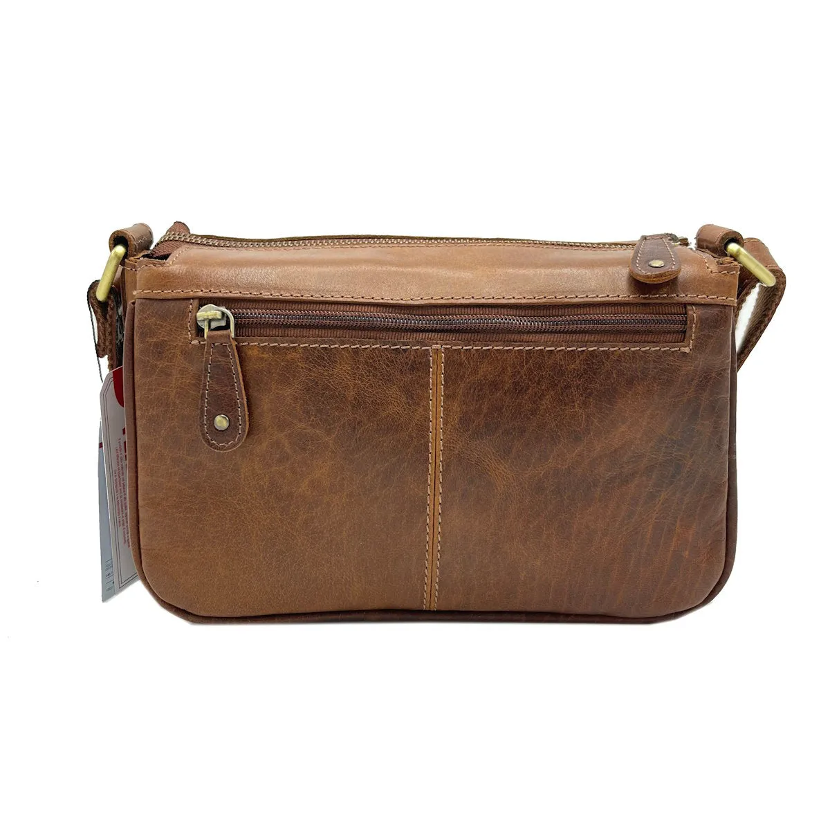 Genuine Leather shoulder bag, Brand Basile,  art. BA3664TI