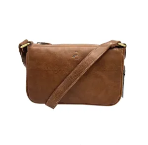 Genuine Leather shoulder bag, Brand Basile,  art. BA3664TI