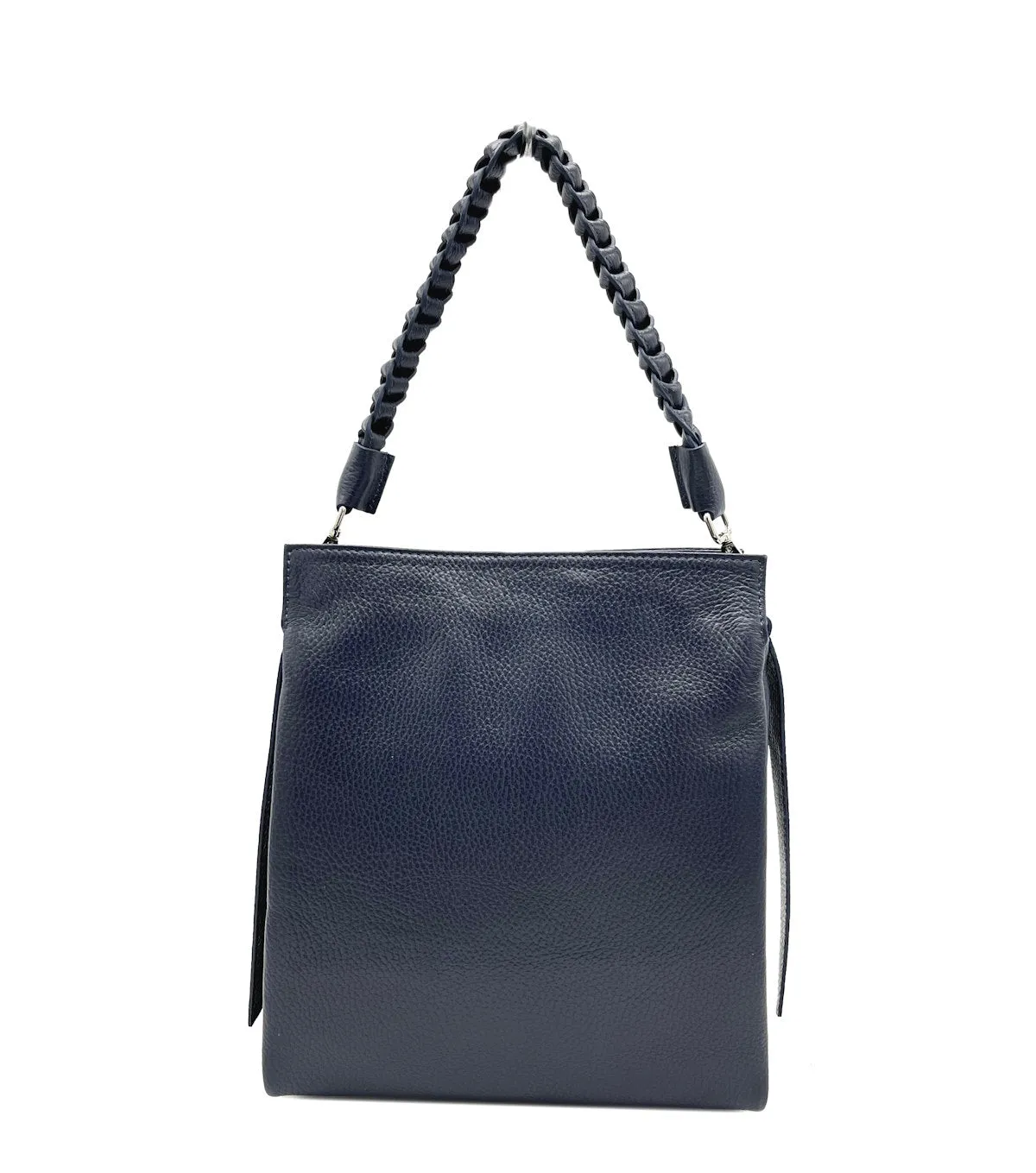 Genuine leather shoulder bag, for women, Made in Italy, art. 112419