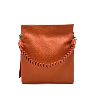 Genuine leather shoulder bag, for women, Made in Italy, art. 112419