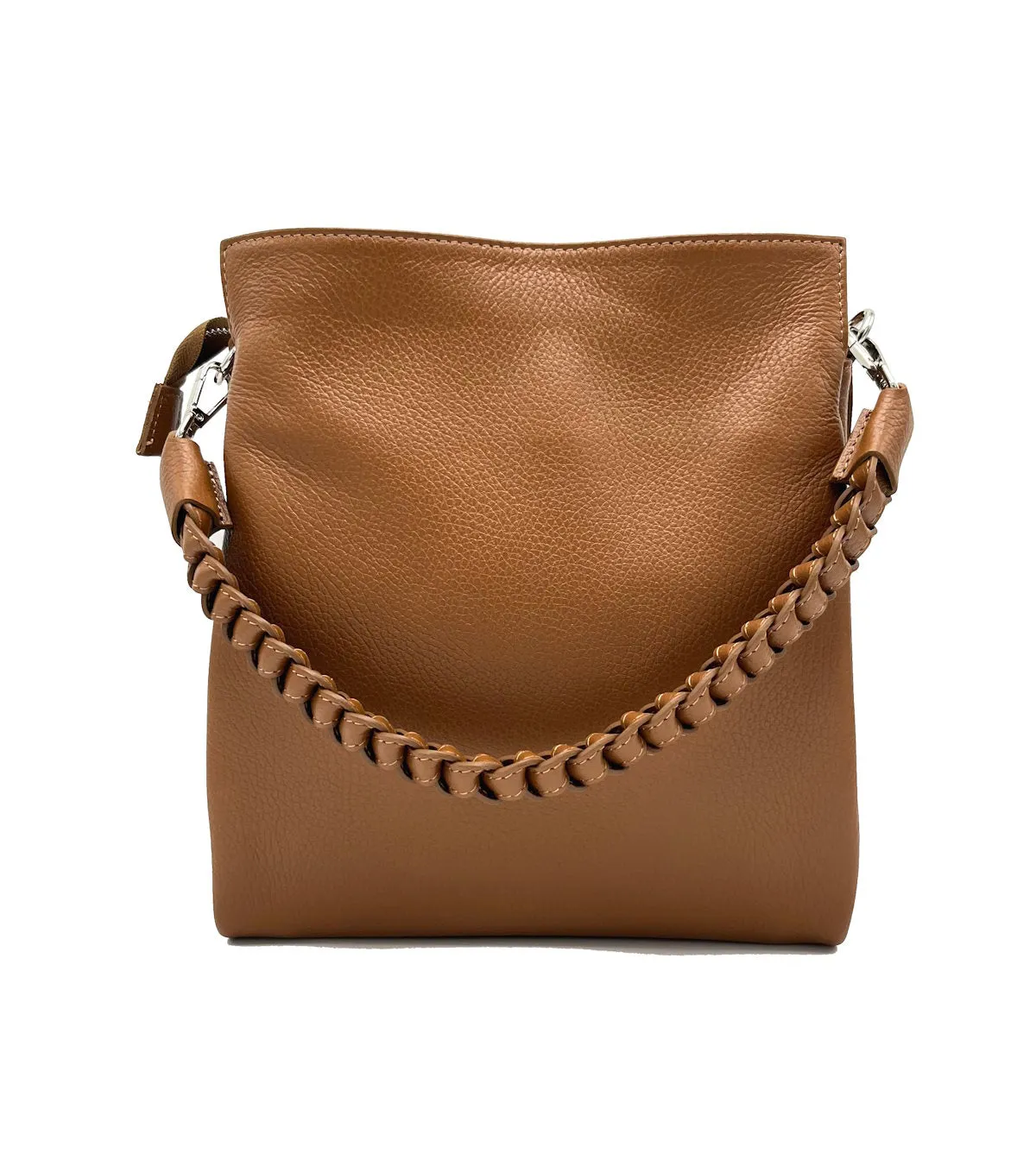 Genuine leather shoulder bag, for women, Made in Italy, art. 112419
