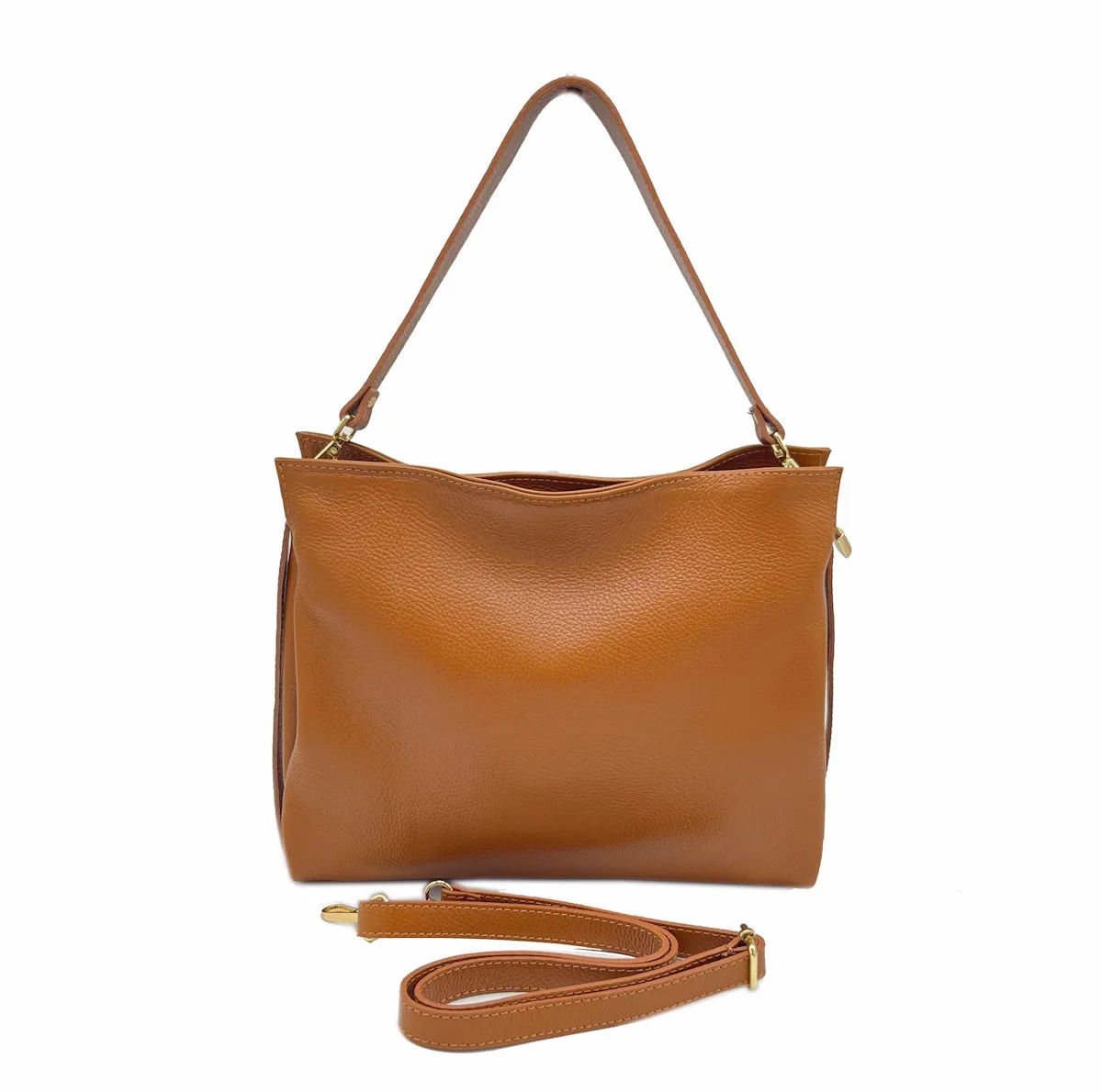 Genuine leather shoulder bag, Made in Italy, art. 112487