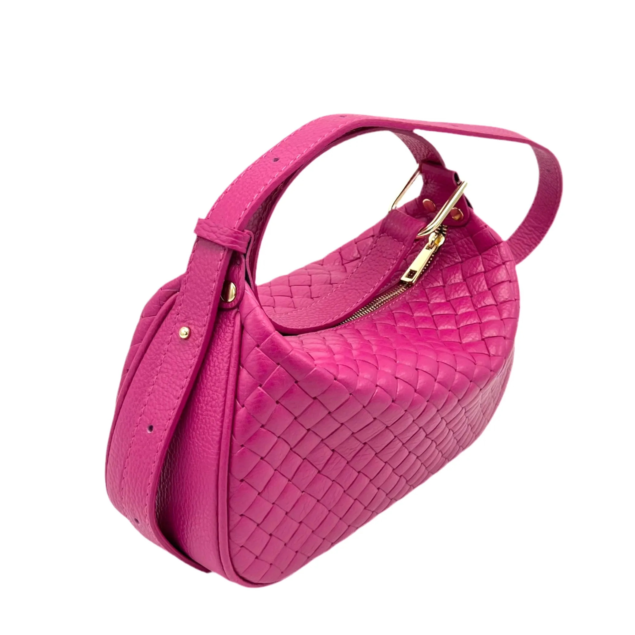 Genuine leather shoulder bag, Made in Italy, art. 112582