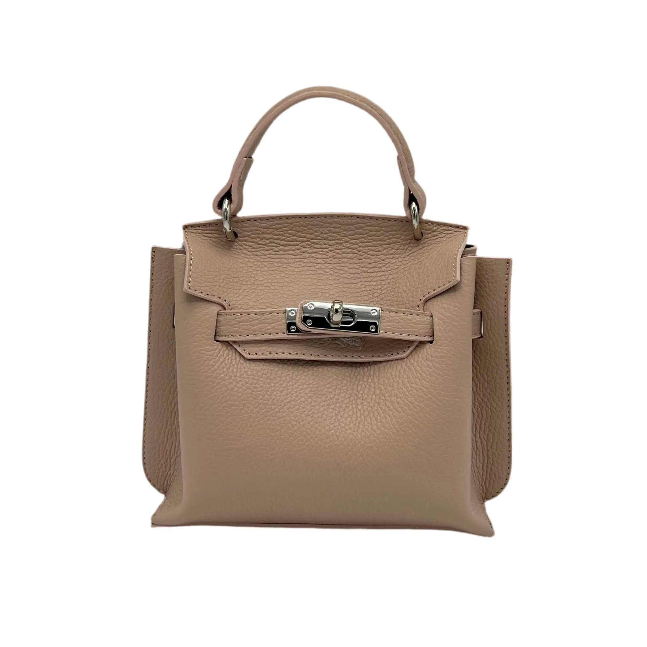 Genuine leather shoulder bag, Made in Italy, art. 112584