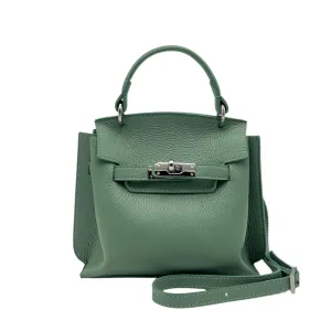 Genuine leather shoulder bag, Made in Italy, art. 112584