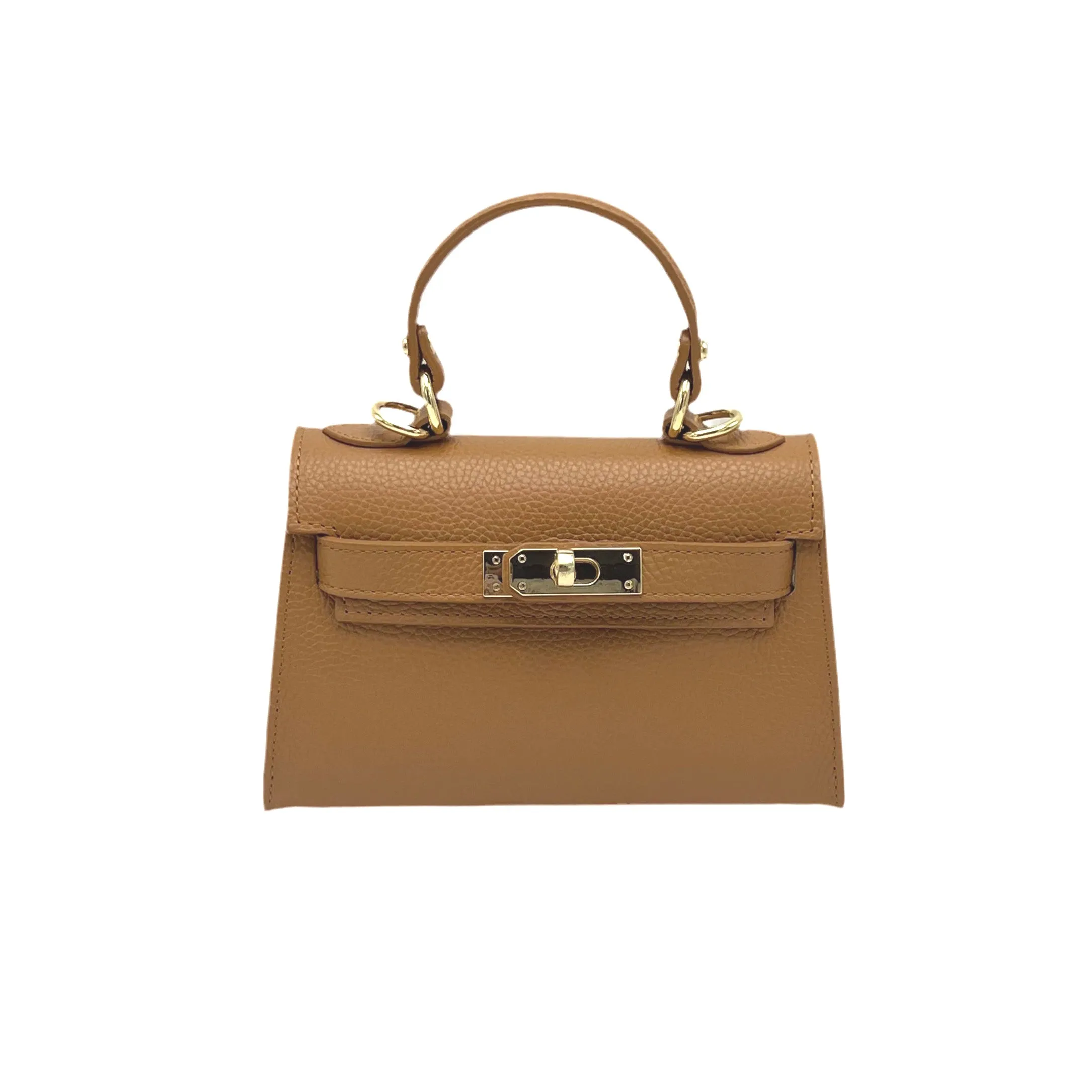 Genuine leather shoulder bag, Made in Italy, art. 112609