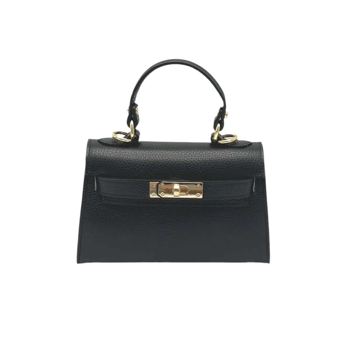 Genuine leather shoulder bag, Made in Italy, art. 112609