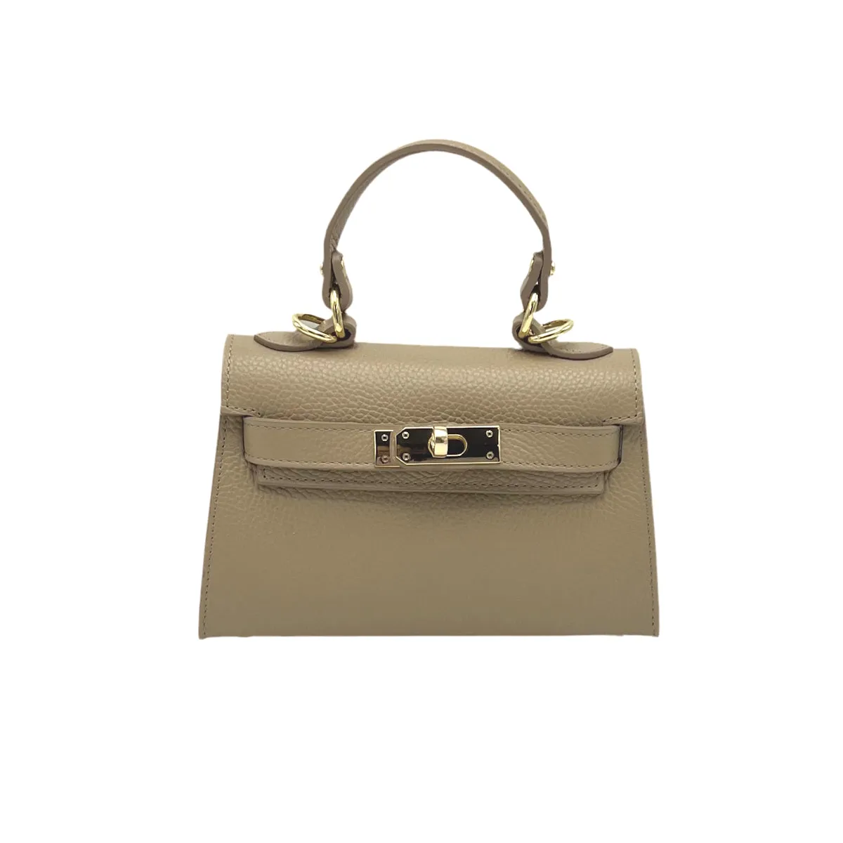 Genuine leather shoulder bag, Made in Italy, art. 112609