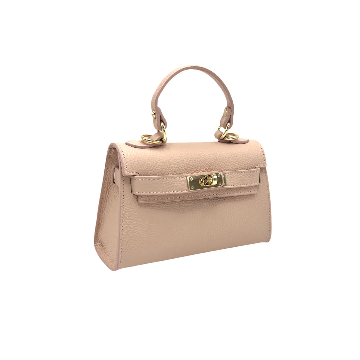 Genuine leather shoulder bag, Made in Italy, art. 112609
