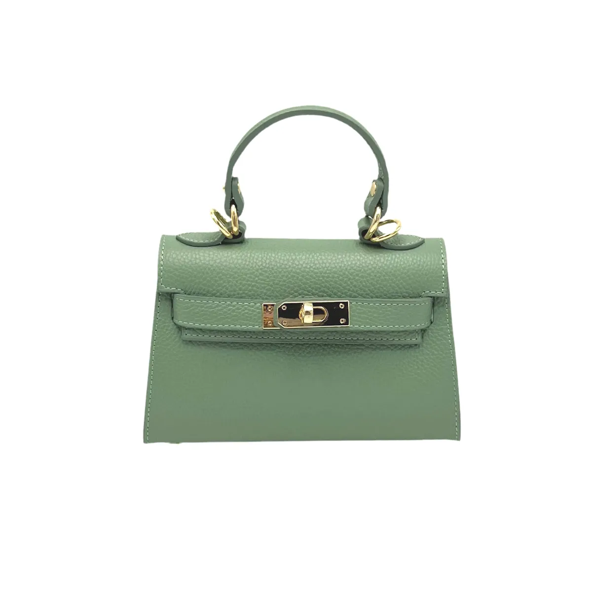 Genuine leather shoulder bag, Made in Italy, art. 112609