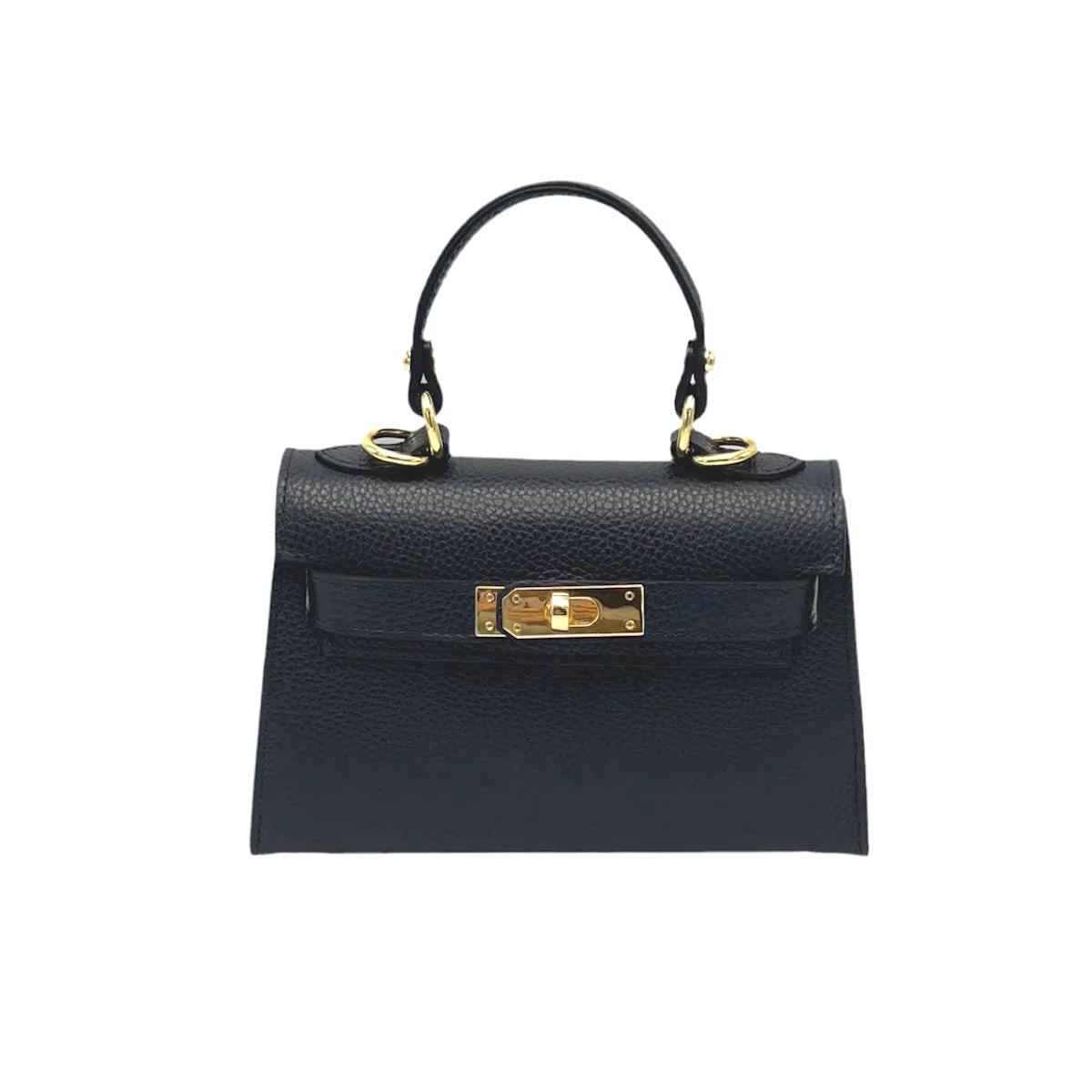 Genuine leather shoulder bag, Made in Italy, art. 112609