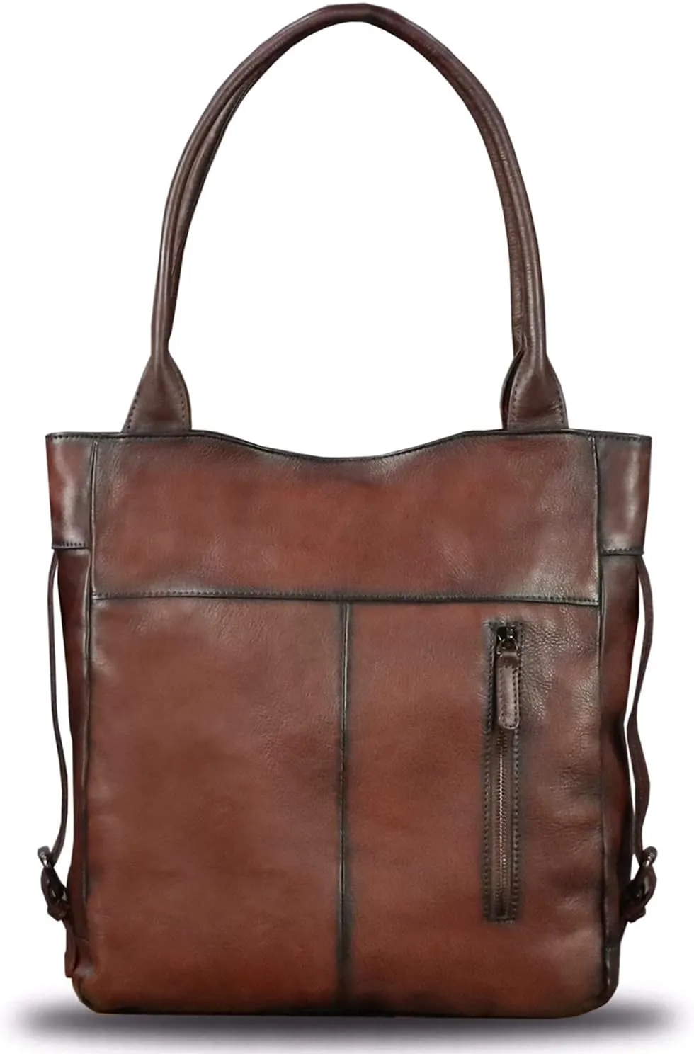 Genuine Leather Shoulder Bag Purse for Women Retro Top Handle Bags Handmade Vintage Crossbody Tote Handbags Purse